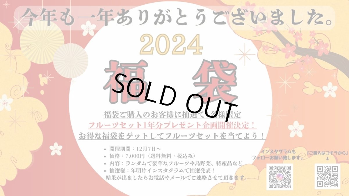 画像1: ☆送料無料☆2024年お楽しみ福袋セット　フルーツや野菜、沖縄特産品の贅沢な内容になっております。※ご購入で抽選権利獲得！ (1)