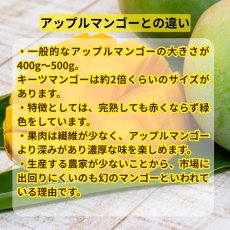 画像3: ☆優品☆ 冷蔵完熟　キーツマンゴー 約1ｋg（1〜2玉入り）冷蔵発送　 (3)