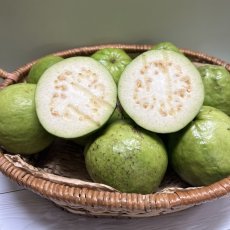 画像1: 野菜用 グァバ ※固いグァバ 約1kg　沖縄県産　※フルーツ用ではありません。【合格証付き】 (1)