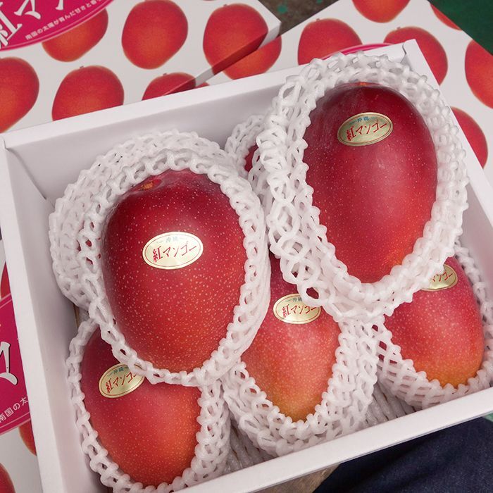 紅マンゴー 秀品　約１kg  （２〜４） ☆沖縄県産